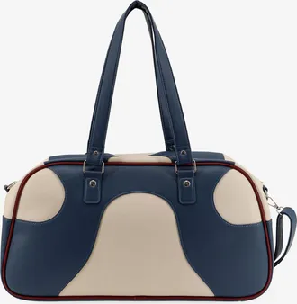 Walk In Paris Mens Leather Crossbody Bag Blue Shoulder