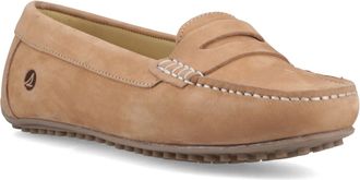 Sperry Top-Sider Tubarao Slip On Nubuck Womens Tan Moccasins Shoes - Size UK 4