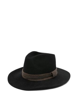 Brunello Cucinelli monili-band hat - women - Fabric - S - Black