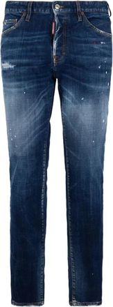 Dsquared2 Teddy Jeans - Heren - Slim Fit Jeans - Blauw - S - Katoen - Jeans