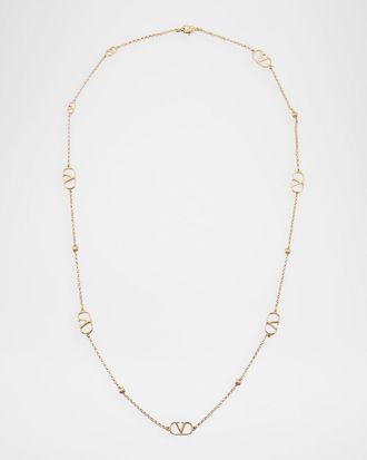 Valentino Garavani VLogo Signature Metal Necklace