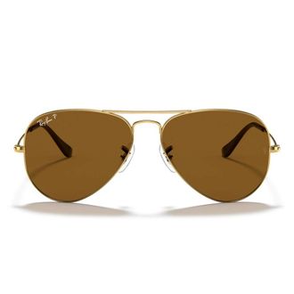 Ray-Ban Sunglasses, unisex, Yellow, Size: 62 MM Aviator Classic Sunglasses