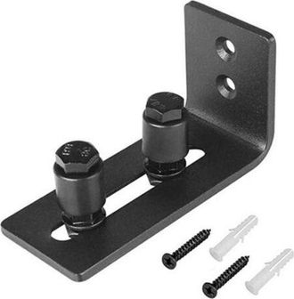 OEM Gu&iacute;a Para Puerta Corredera, Rieles De Suelo, 1 Pieza, Fontainebleau, 115x50x65x5mm (negro)