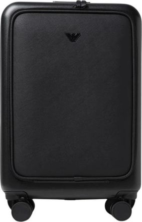 Emporio Armani Cabin Bags, male, Black, Size: ONE SIZE Travel Carry-On Suitcase