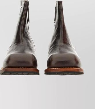 Our Legacy leather engine boots