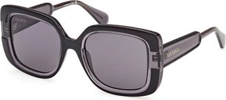 Max & Co. MO0096 01A Womens Sunglasses Black Size 52