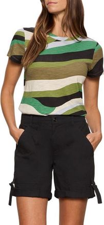 Sanctuary The Perfect T-Shirt in Green Life at Nordstrom, Size Xx-Small