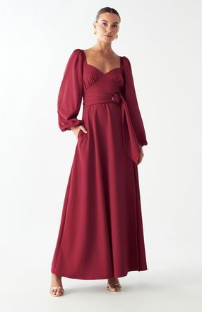 Willa Knoll Midi Dress in Sangria at Nordstrom, Size 10