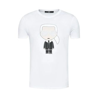 Karl Lagerfeld Dames, Tops, Wit, Maat: XL Katoen