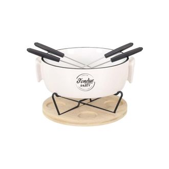 COOK CONCEPT Set de fondue para 4 personas a la luz de las velas