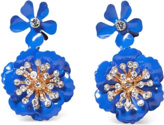 Carolina Herrera Orecchini con pendente a fiore - Oro