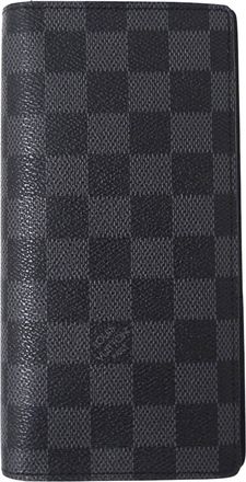 Louis Vuitton Black Damier Graphite Damier Graphite Long Wallet (Bi-Fold) (Pre-Owned)