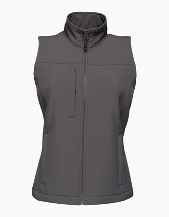 Regatta Womens Regatta Womens/Ladies Flux Soft Shell Bodywarmer - Black - Size: 14