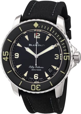 Blancpain Fifty Fathoms Automatic Black Dial Unisex Watch 5015-12b30-b52a