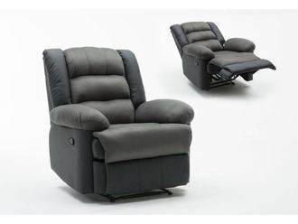 Habitat et Jardin Habitat Et Jardin - Sill&oacute;n Relax buckingham - Negro/gris Oscuro