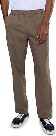 Rvca Vacancy Sands Pants Mens Casual Pants Mushroom : LG, Cotton/Elastane/Linen