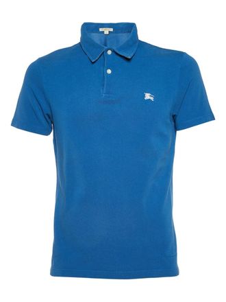 Burberry 2024 cotton polo shirt - men - Cotton - M - Blue