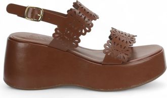Love Rio Womens Betty Platform Wedge In Brown