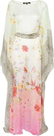 Roberto Cavalli Floral-print Kaftan