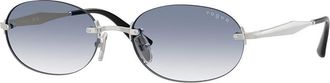 Vogue Eyewear VO4342S 323/19 Womens Sunglasses Silver Size 55
