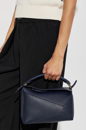 Loewe Puzzle Edge Small Bag, Womens, Navy Blue