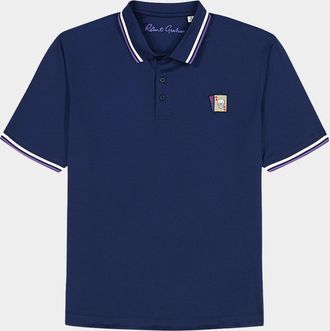 Robert Graham Mens Poker Night Knit Polo Shirt