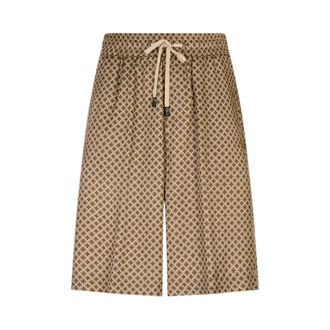 PESERICO Peserico, Casual Shorts, male, Brown, Size: 2XL Jogger Bermuda Shorts