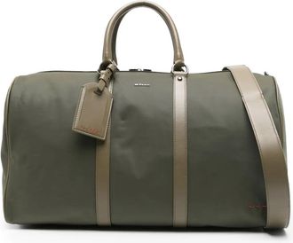 Kiton Borsa Da Viaggio Con Targhetta Con Logo-Uomo