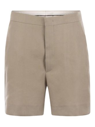 Tagliatore Shorts sartoriali con tasche a filetto - Toni neutri