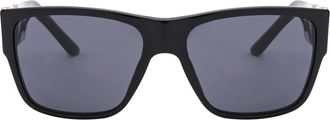Versace Ve 4296 Zonnebril - Heren - Zonnebrillen - Zwart - 59 CM - Accessoires