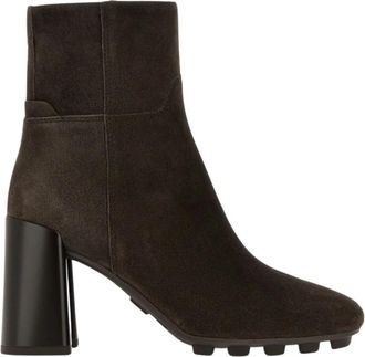Hogan IDA Laarzen - Dames - Laarzen met Hak - Bruin - 37 EU - Leer - Schoenen