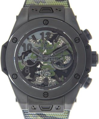 Hublot Big Bang Camo Yohji Yamamoto Chronograph Automatic Green Dial Mens Watch 411.CI.0114.RX.YOY20