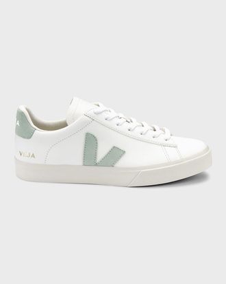 Veja Campo Bicolor Leather Low-Top Sneakers