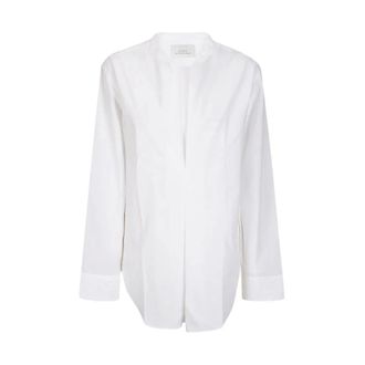 STUDIO NICHOLSON Dames, Blouses & Shirts, Wit, Maat: 2XS Katoen