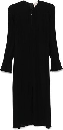 Semicouture Abito midi Apolline - Nero