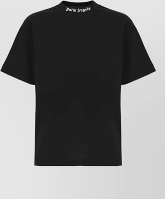 Palm Angels logo print cotton t-shirt