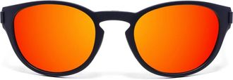 Tommy Hilfiger Ronde Acetaat Zonnebril - Heren - Zonnebrillen - Blauw - 54 MM - Accessoires