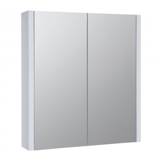 Clifton White Mirror Bathroom Cabinet 60cm Wide