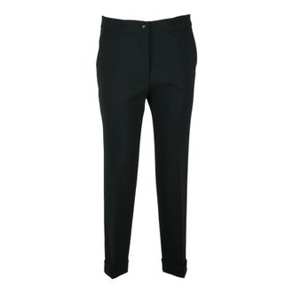 Etro Cropped Broeken - Dames - Vrijetijds broeken - Zwart - S - Broeken