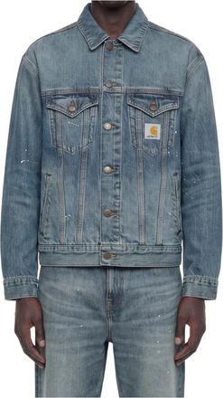 Carhartt Work in Progress Helston Jacket - Heren - Spijkerjassen - Blauw - XL - Katoen - Jassen