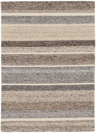 THEKO Alfombra natural tejida a mano beige 170x240 cm