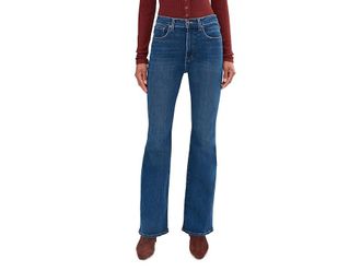 Madewell Stretch Flare In Carville Wash Womens Jeans Carville Wash : 24 32, Cotton/Denim/Elastane