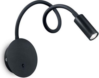 Ideal Lux Focus-2 - led 1 Light Wall Light Black - Ideal Lux