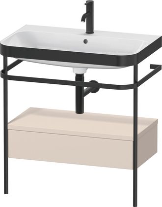 Duravit Set Duravit Happy D.2 Plus Con Consola Met&aacute;lica Y Caj&oacute;n