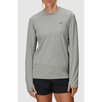 Outdoor Research ActiveIce Spectrum Sun Long Sleeve T-Shirt in Grey Heather at Nordstrom, Size X-Small