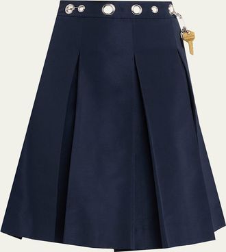 Marc Jacobs Safety Pin Pleated Skirt