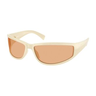 Miu Miu MU C06Su Zonnebril - Dames - Accessoires - Beige - Maat: 69 MM
