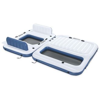 Bestway Isla Flotante Hydro-force 2 Pcs Blanco Y Azul Pvc Bestway