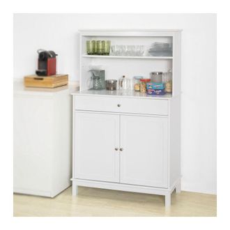 SoBuy SoBuy Home Kitchen Sideboard Storage Cabinet Cupboard White,FSB26-W