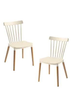Regalos Miguel Packs Sillas Comedor - Pack 2 Sillas Leka - Beige